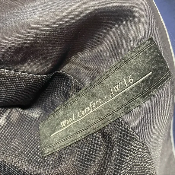 Zara man blazer Men’s 38 blue suit jacket Wool comfort - Picture 7 of 15